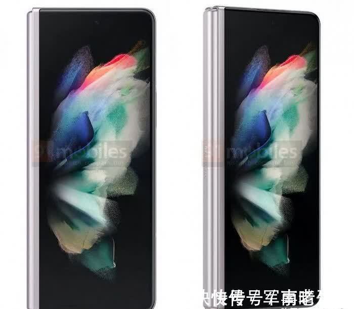 g三星Galaxy Z Fold 3折叠屏新机渲染图曝光：双屏+三种配色