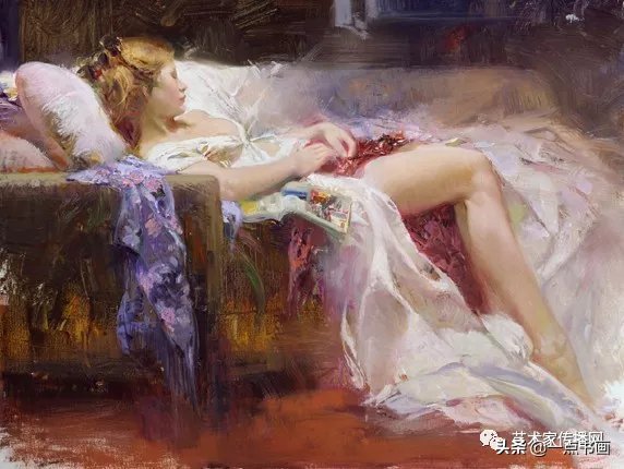 美术学院$皮诺德埃尼的油画人物，色彩斑斓，动静结合，光彩照人