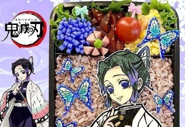 我妻善逸|《鬼灭之刃》便当你见过吗完美还原人物形象,精美到不敢吃