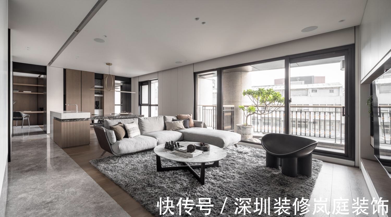 套房子|深圳装修：兴围华府156㎡现代简约，乍眼一看像别墅的效果！