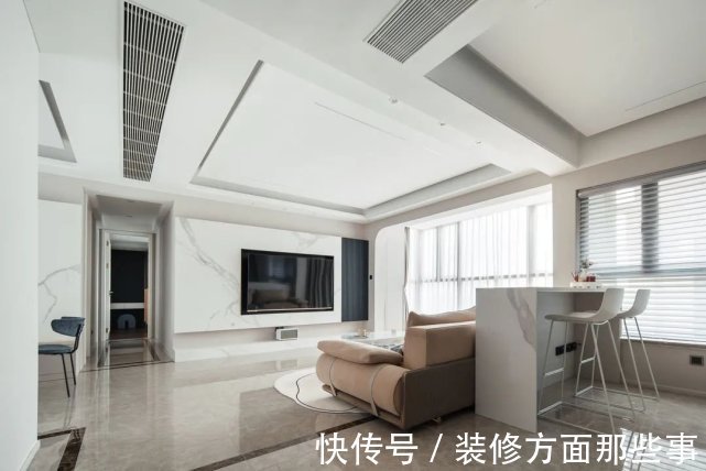 电视背景|125平温暖三居，家里电视背景和餐桌竟然都是悬浮的！