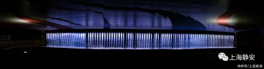 中年|时空隧道、光与夜之街……这段静安区超美滨江大道亮灯啦