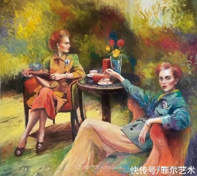 索尼亚|幻想的世界~波兰女画家乔安娜·贾温斯卡油画作品欣赏