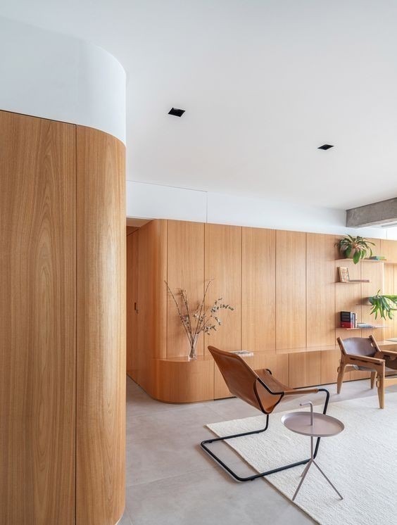 墙面|再装修不做繁复造型,把钱花在木饰面上,低调不过时,强调100遍