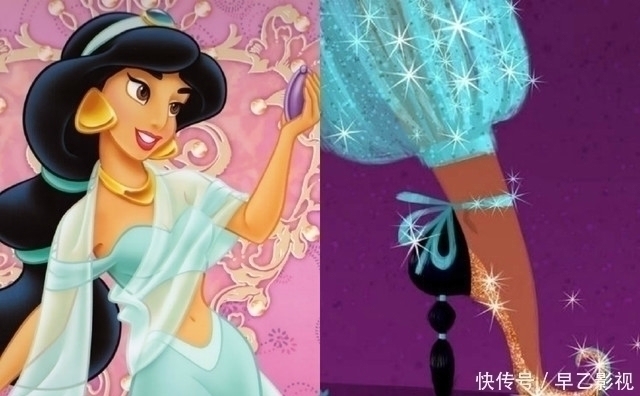 水晶鞋|迪士尼公主裙子下的“秘密”,花木兰中国风,艾莎女王冷艳