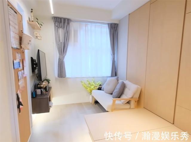 地台|香港年轻夫妻挤进20㎡“毫米房”,变出迷你两室一厅,网友:服了