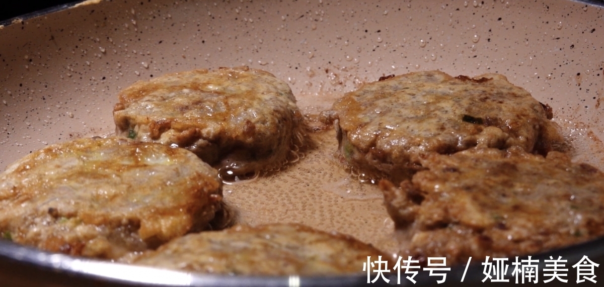 芝麻油|豆腐煎肉饼,减肥也能吃的低脂肉饼