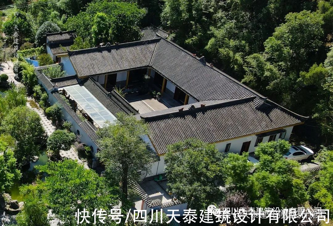 实景|四川眉山一层中式乡村别墅完工实景 农村别墅自建房 眉山施工队