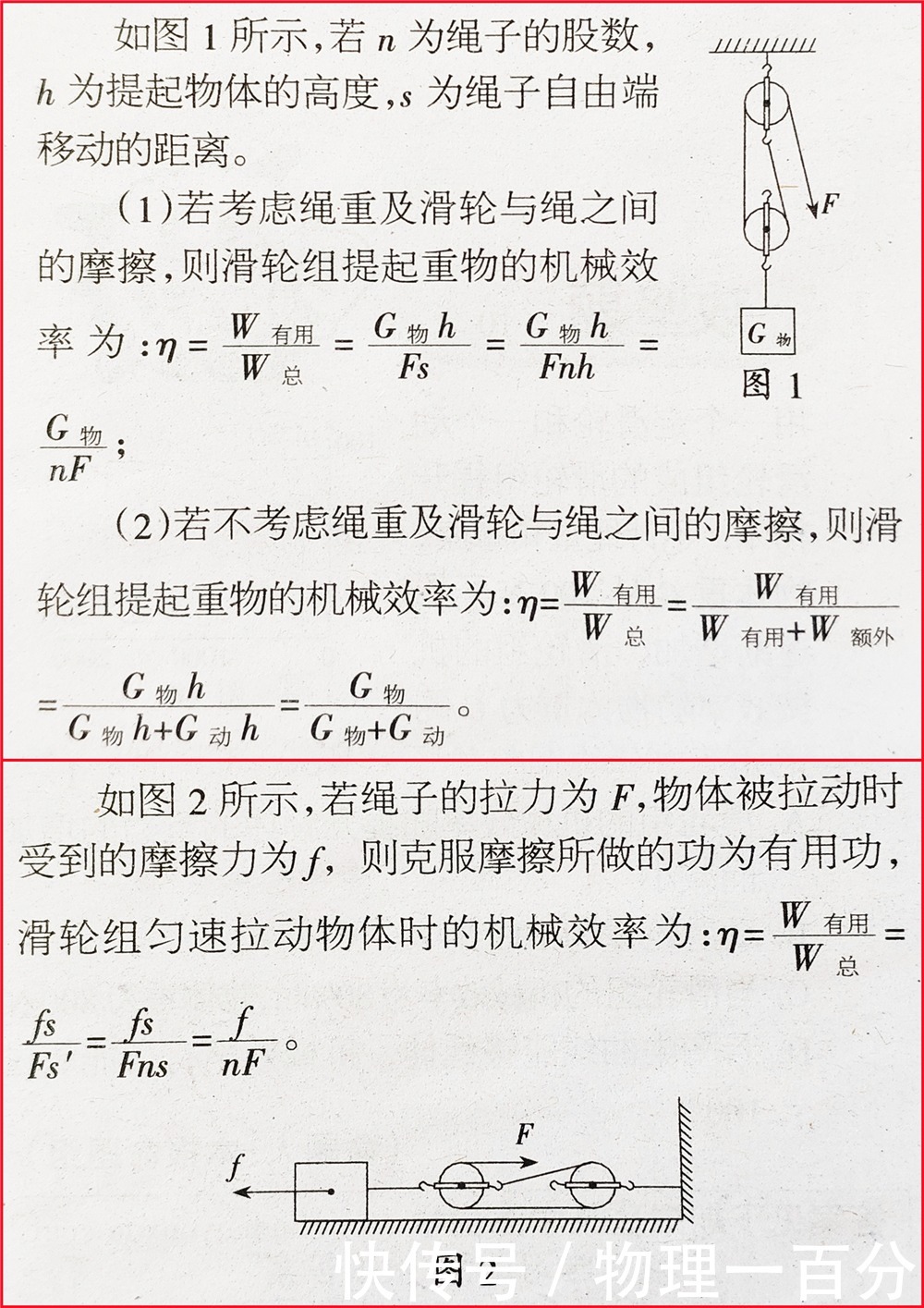 3道压轴题，12道选择题，全面彻底消灭中考物理“滑轮组”问题！