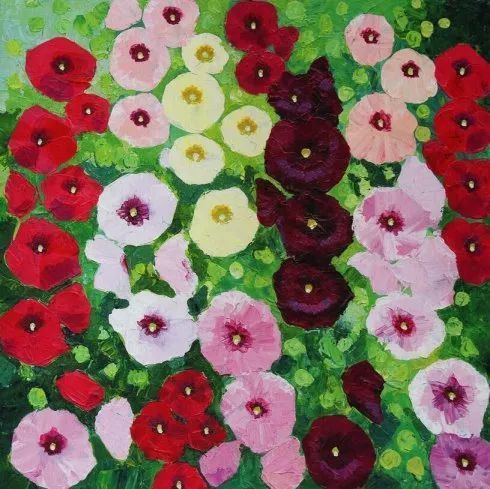 l她的画只用点,点了11年,点出了美到窒息的花园!