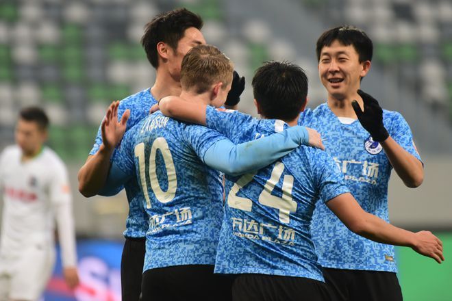 李智钊|单欢欢2球!大连4-1青岛进保级附加赛 空欢喜!