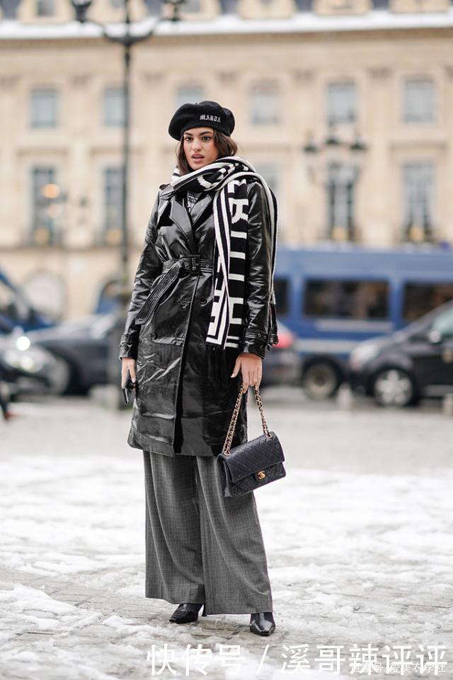 大衣+阔腿裤的搭配真霸气，穿着这两种单品，气场可太强势了