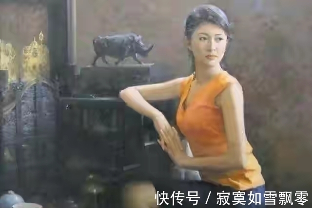 岭南画派#他的画笔,画出了东方女子的绝代风华