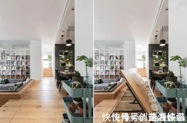 户型|60㎡小户型,地台抬高50公分后收纳能力绝了,整体效果极佳!