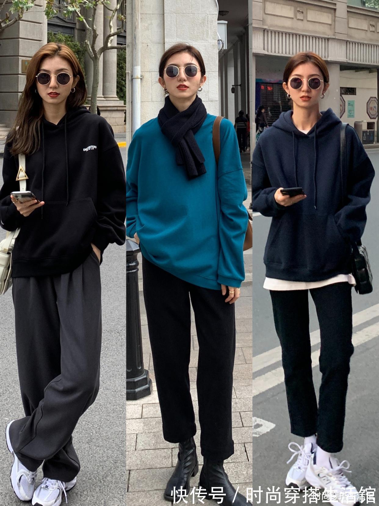 字母|“卫衣”才是永不过时的秋冬单品,不仅更显瘦,还更显高!