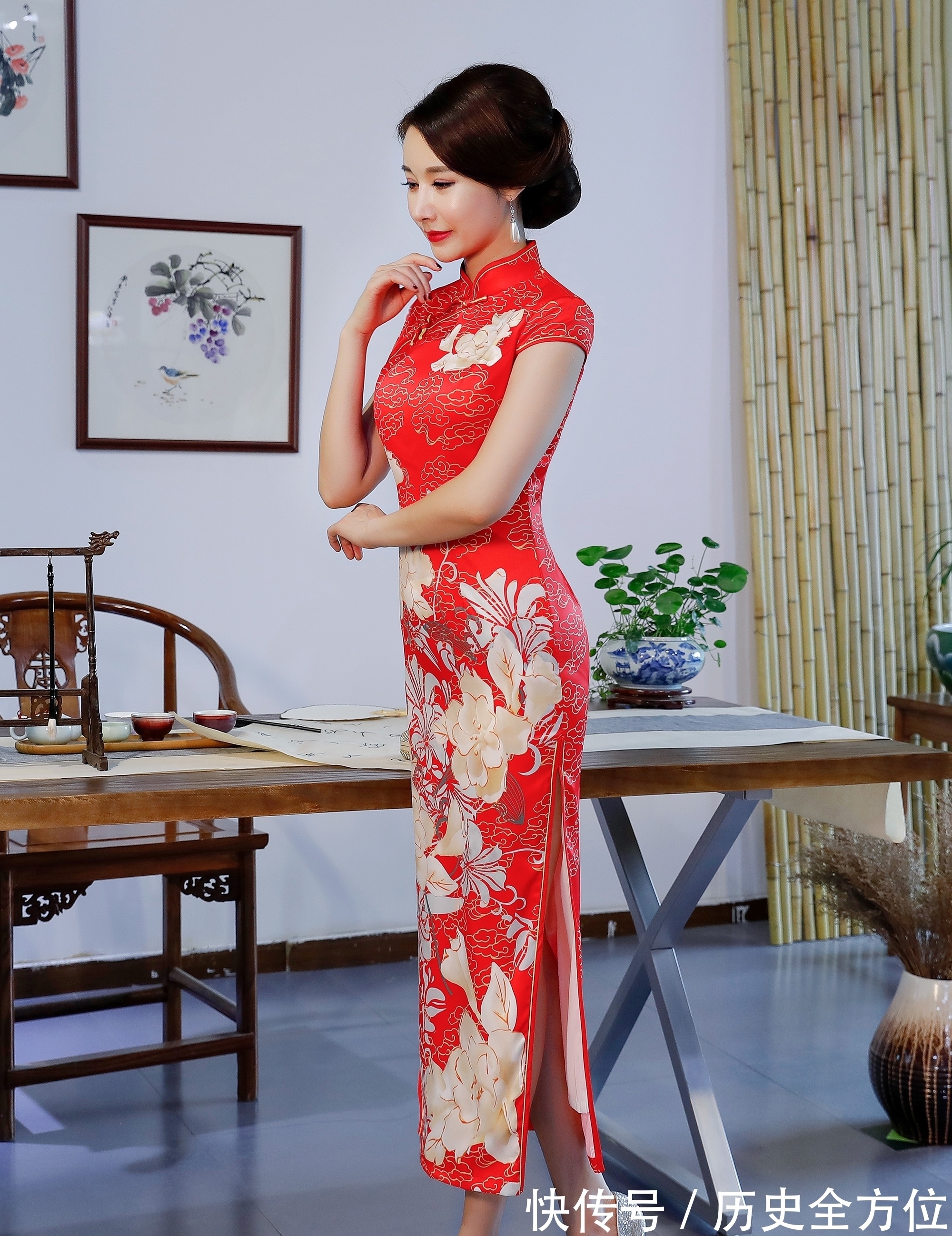 旗袍 为什么越来越多的男人喜欢看女人穿长款旗袍呢?