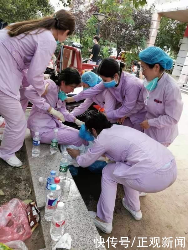 郑州市妇幼保健院|浑身湿透!“最美天使”头上别老冰棍做核酸检测