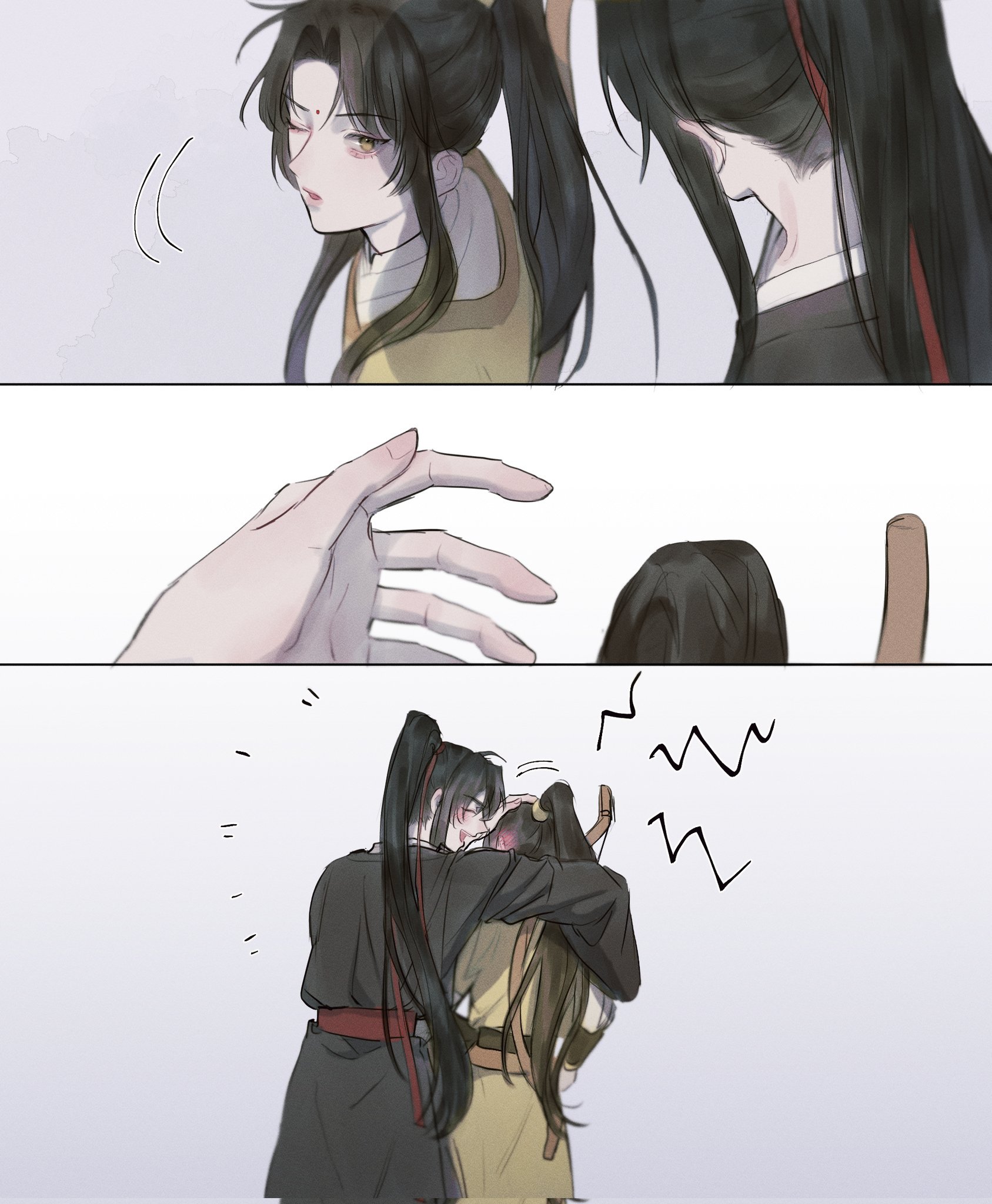 敛芳尊@魔道祖师：金凌替魏无羡出头，十三年前师姐也曾如此护过他