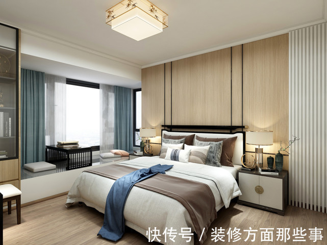 中式|135平中式四居室，续又错落有致，新潮又有韵味，恰到好处