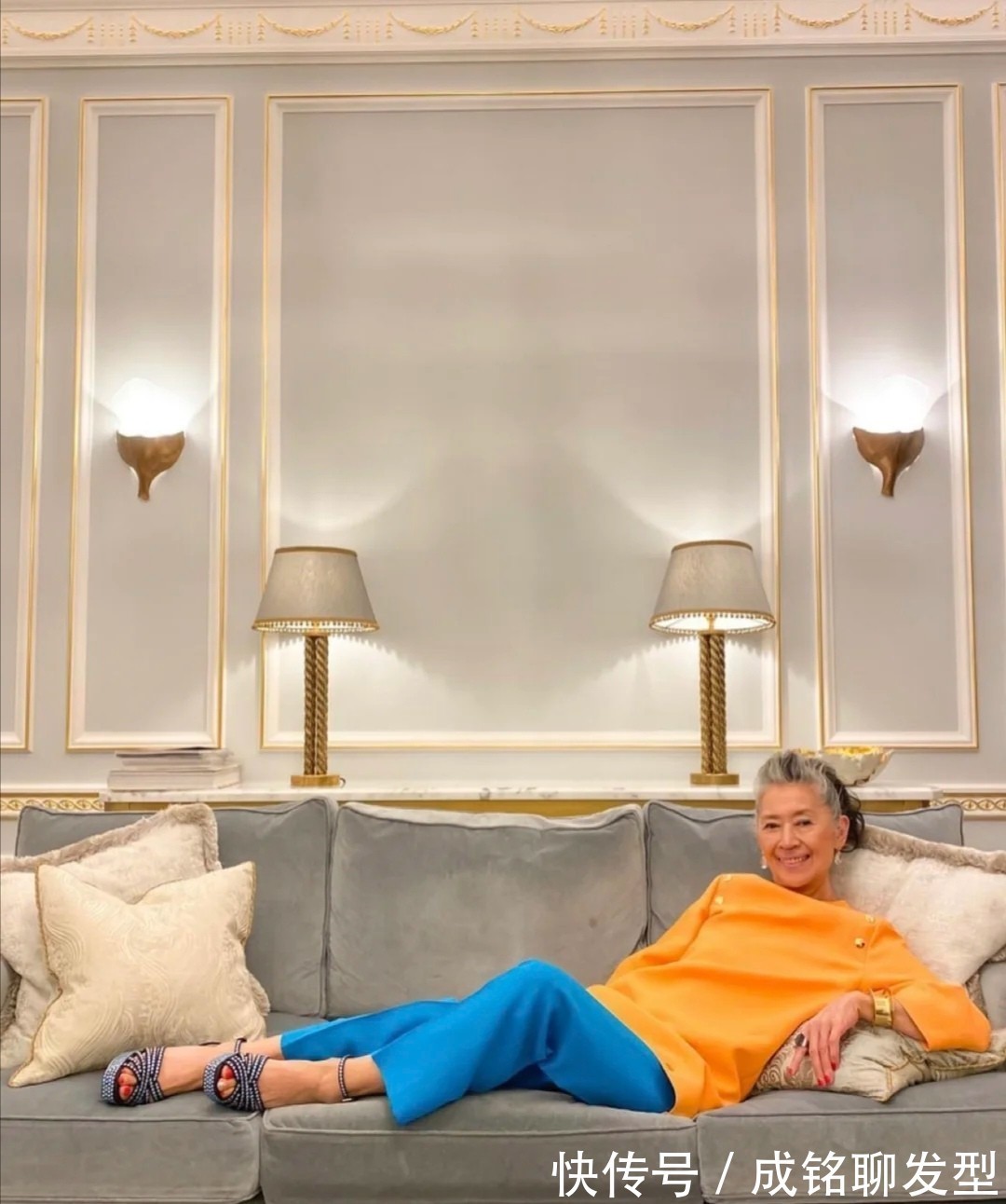 白色衬衫|年过七十的“网红奶奶”，靠穿搭圈粉无数，比年轻人还有潮范儿