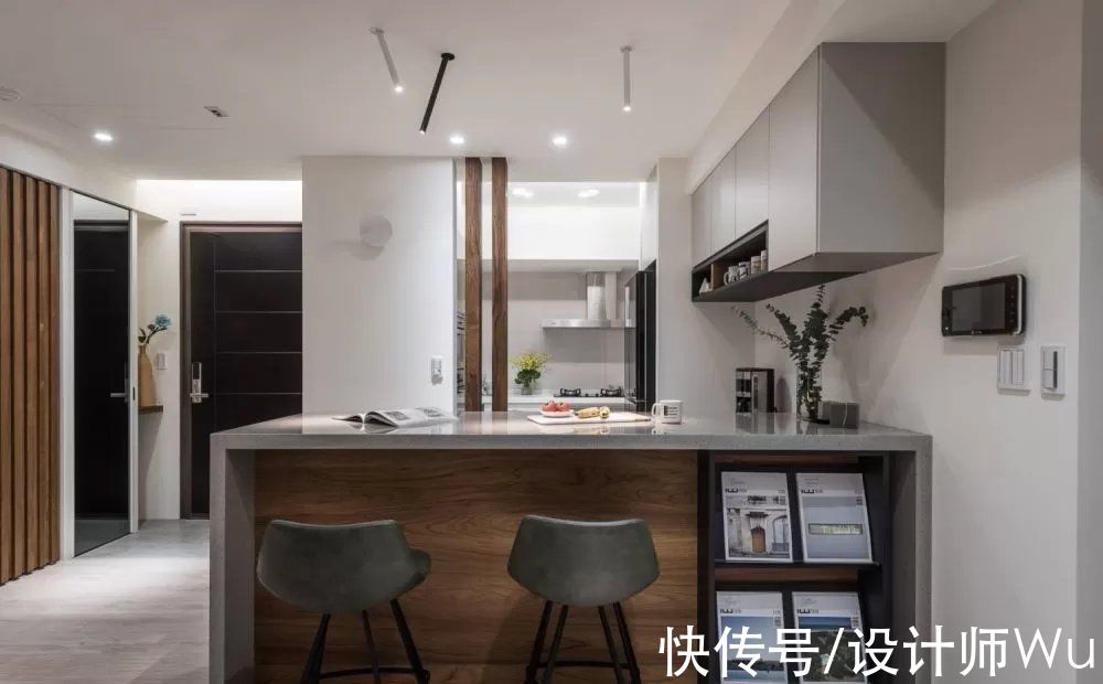 实用|4种吧台收纳术，让开放式厨房实用度翻倍