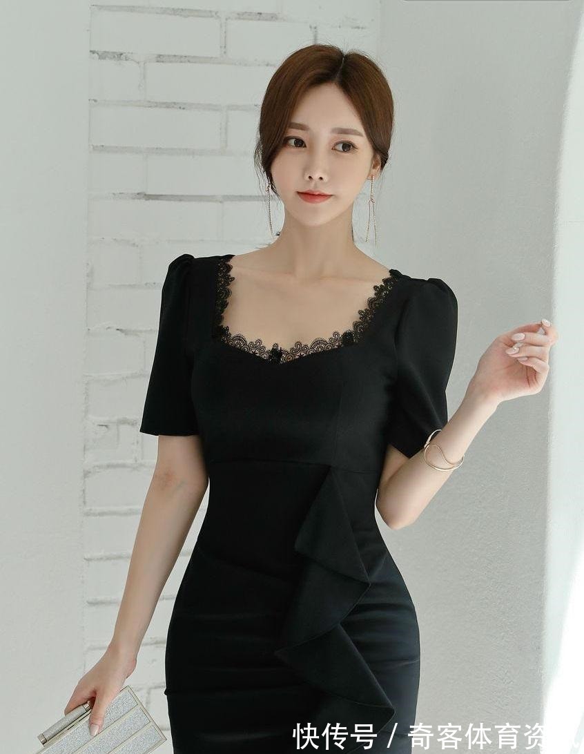 女性 一袭黑色连衣裙,穿出女性最知性的优雅风韵!