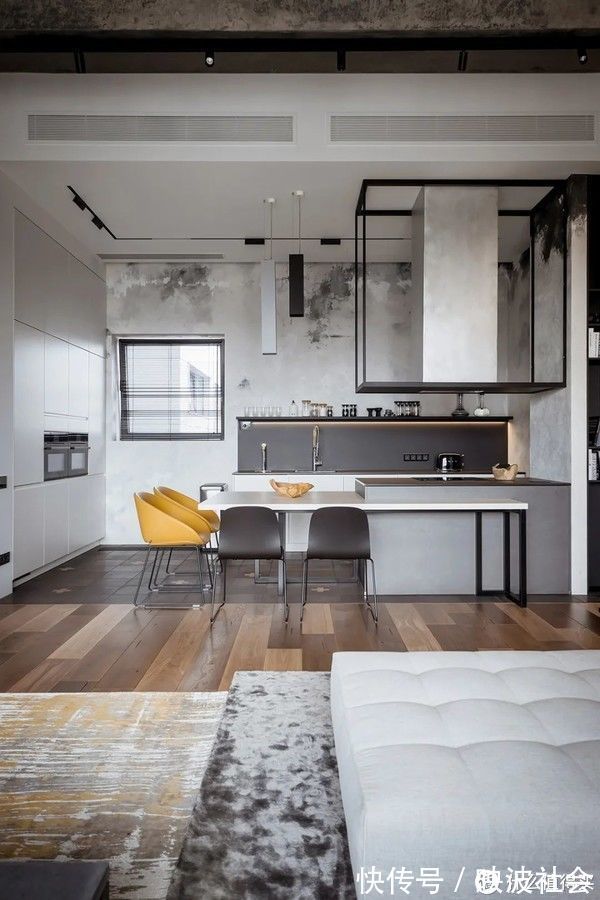 屋主|妈见打的“装修风”|136㎡工业风,满屋混凝土墙,却真的好看!