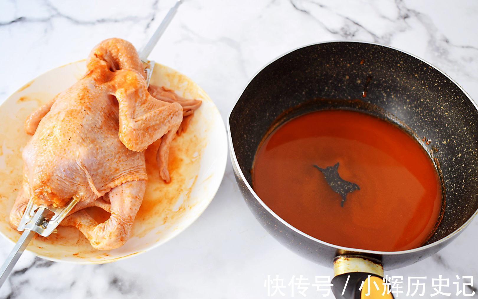 保鲜袋儿|奥尔良烤全鸡,香酥美味,干净健康