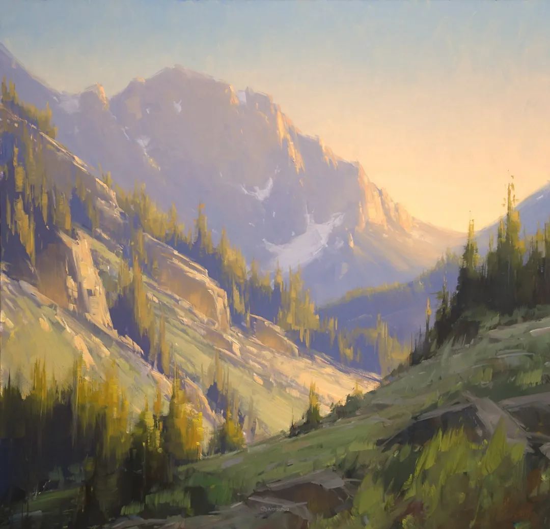 科罗拉多州@斯泰西·彼得森:半路出家的女画家,笔下的风景堪称一绝