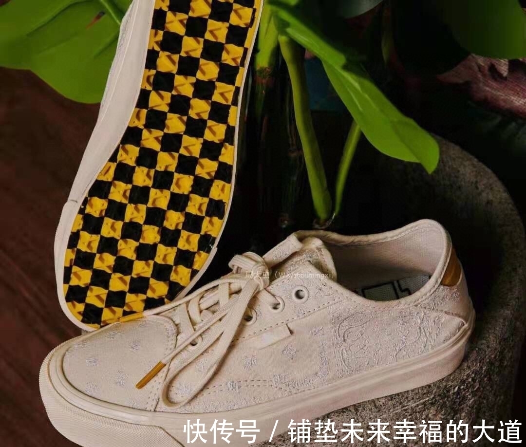 ni|Rhude x Vans VaultAcer Ni Sp 白色腰果花