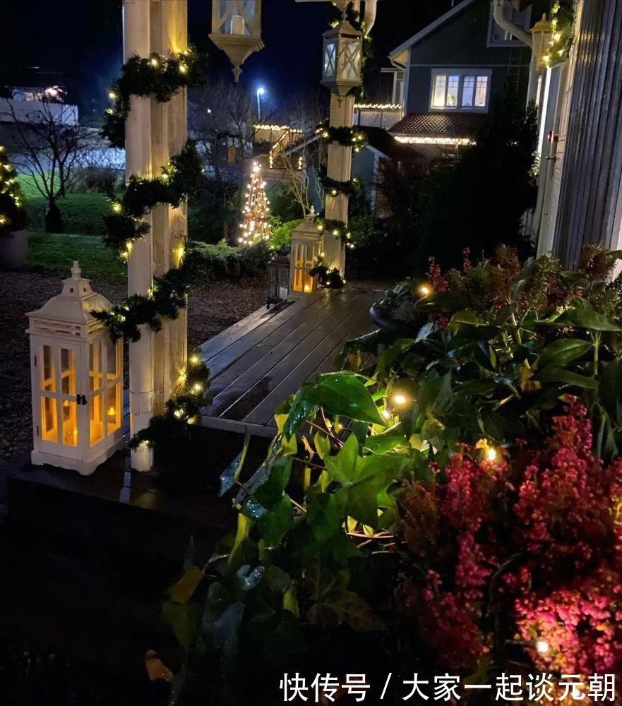 花园|25款花园灯光案例,用一缕柔和而诱人的光泽,打造浪漫唯美花园