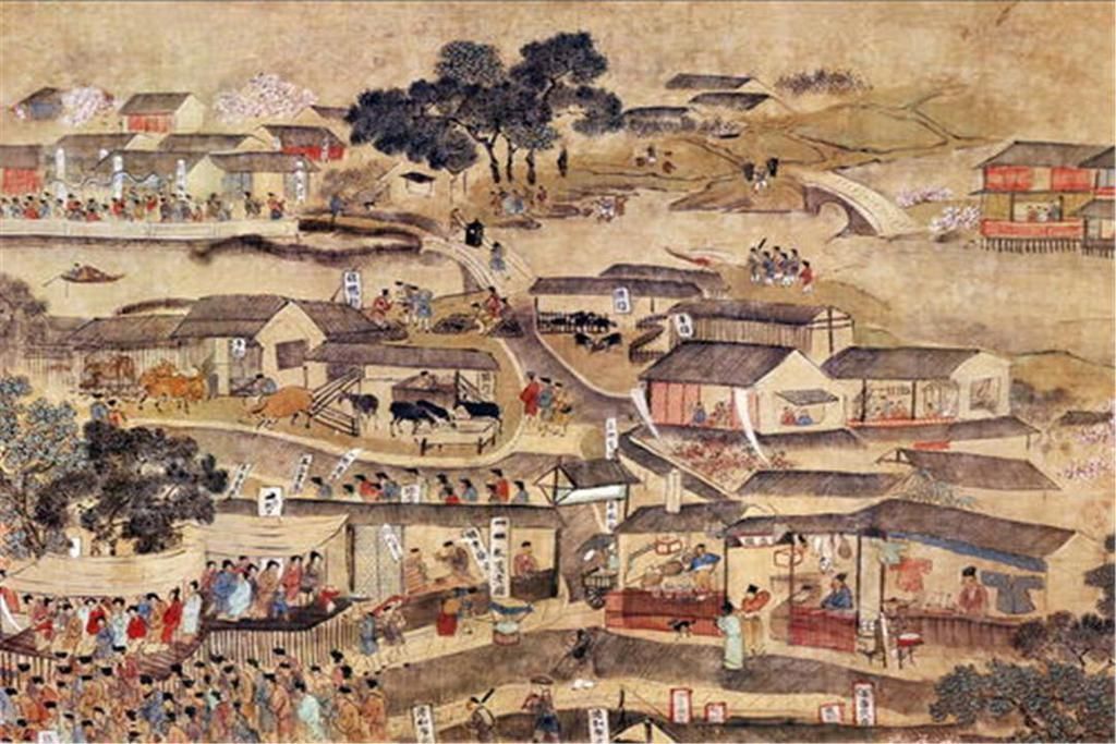 500年前的名胜古画,发现了一位戴眼镜男子,莫非他穿越了?