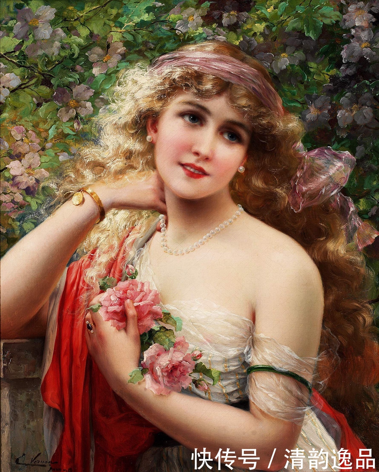 法国画家埃米尔·弗农emile vernon油画人物作品欣赏_【快资讯】