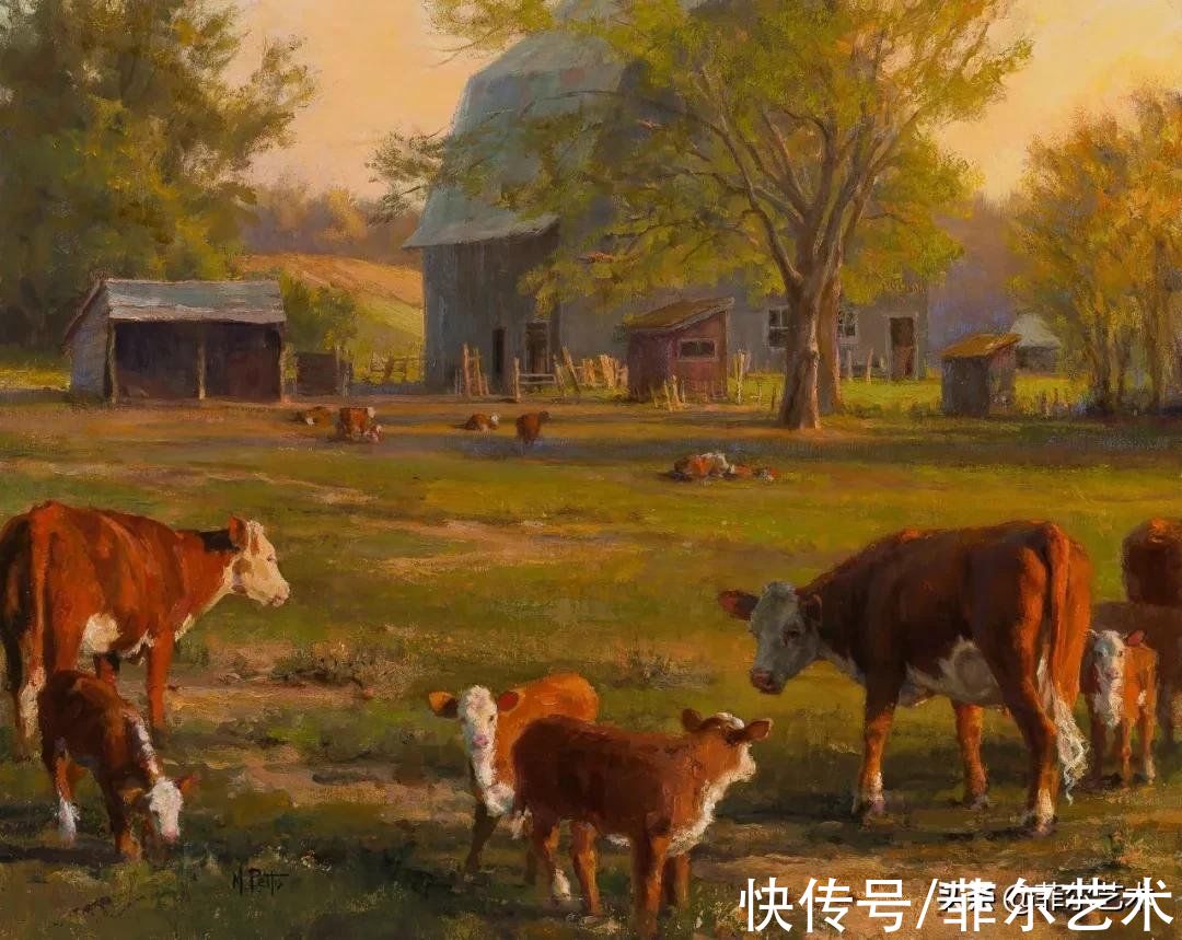 兰迪@她是一位富有表现力的现实主义画家，笔触和色彩让人喜欢不已