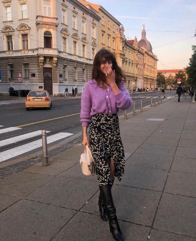 博主|充满法式味道的ins博主 轻甜感的风格很适合秋天