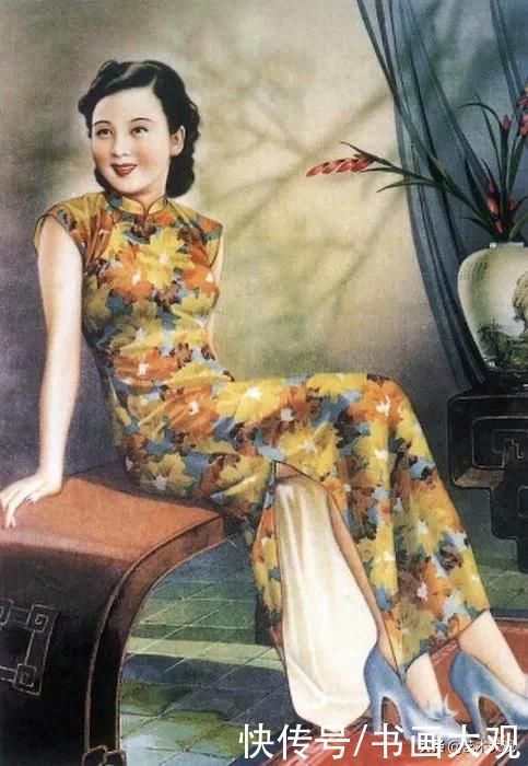 旗袍!油画中的旗袍女子风情万种艺术大观美术专题作品欣赏