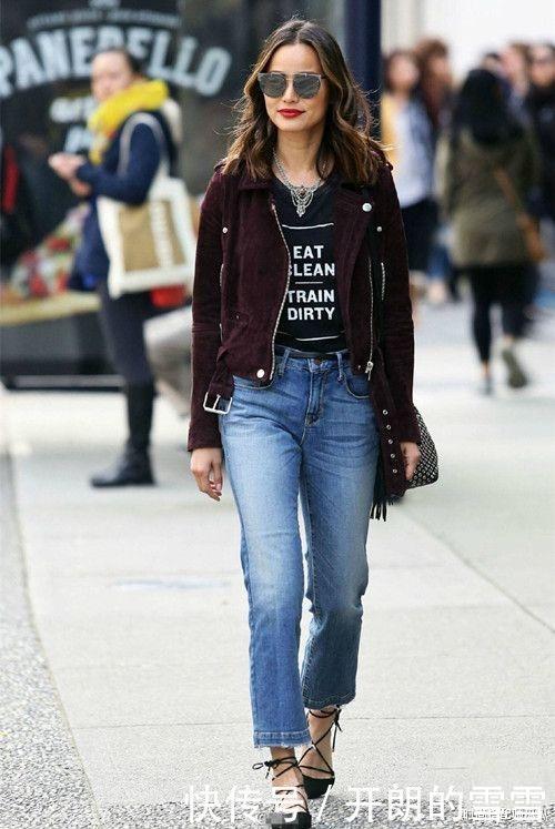 早秋别再穿裙子了,有点凉!今年流行“九分裤”,明星潮人都爱穿