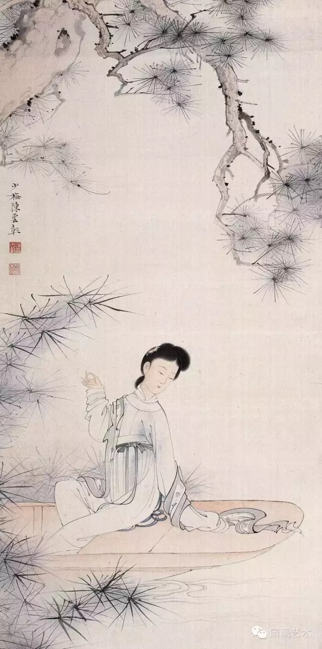 范本$怎样学习古代仕女画?