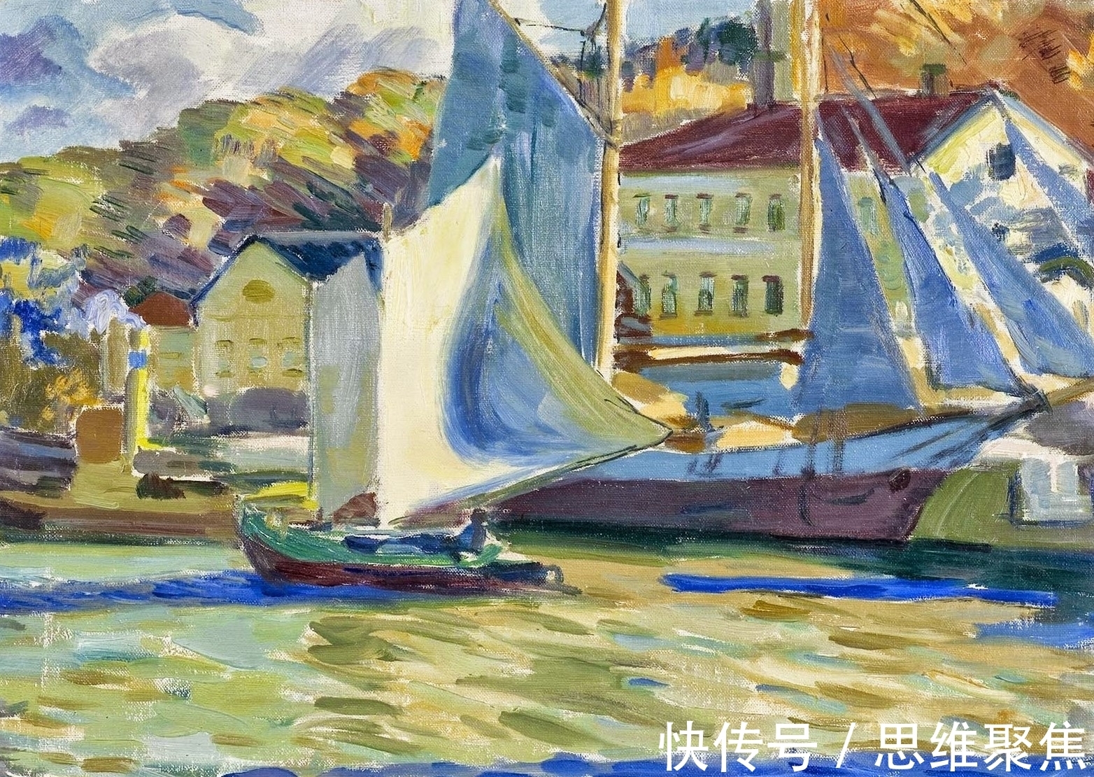 桑特里#笔意未尽的挥洒,印象派画家桑特里的绘画作品