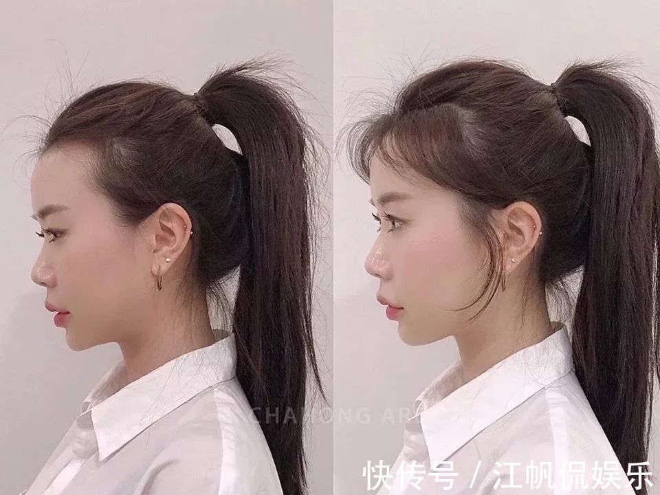 脸型|发型师解密不同脸型小脸关键,微秃女孩必学碎发发型修剪法!