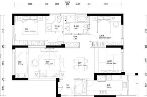 打通|120㎡两房两卫,餐厨客空间打通,5.6W打造原木居酒屋