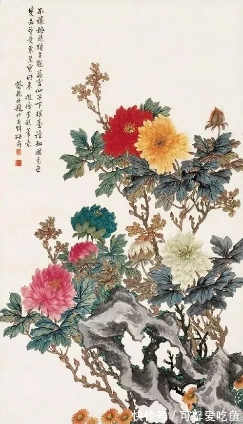蔡震渊!一位不大“出名”的现代国画家|蔡震渊花鸟画