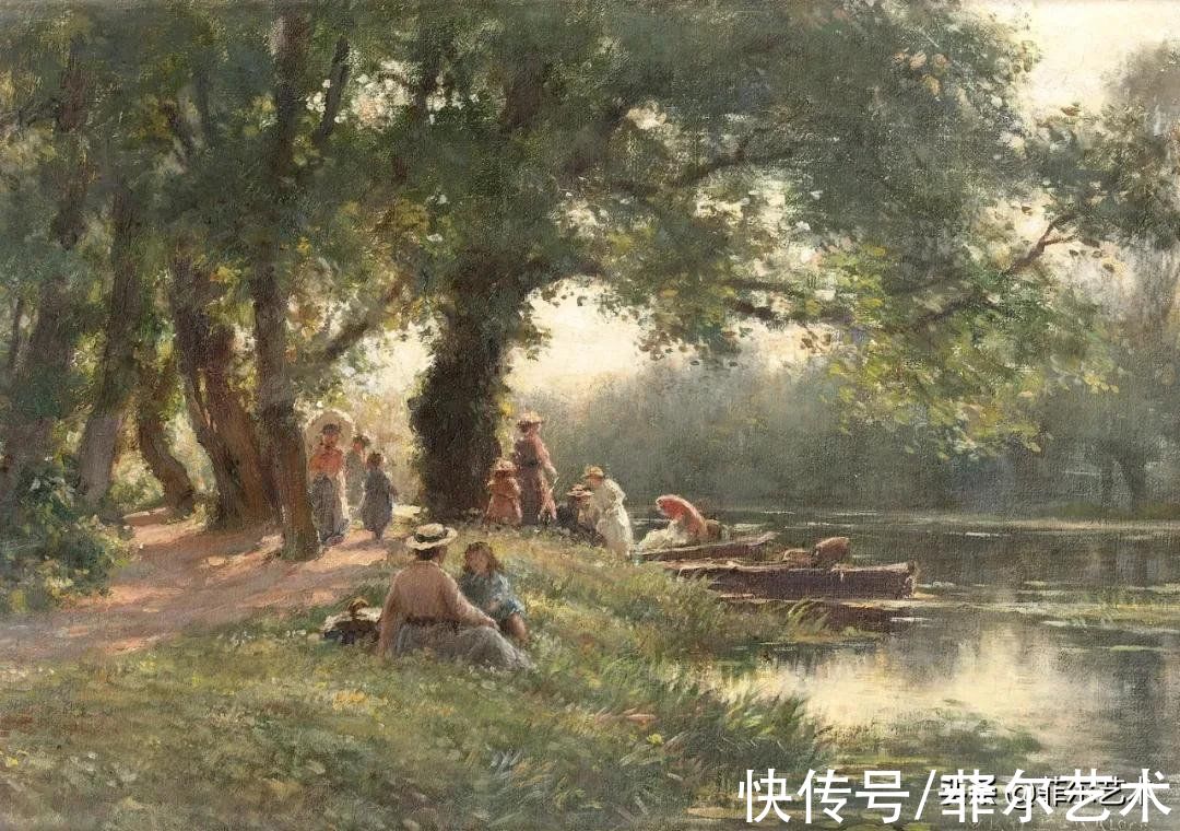 爱丁堡|英国画家布莱洛克油画里的乡村生活，田园诗一般的美