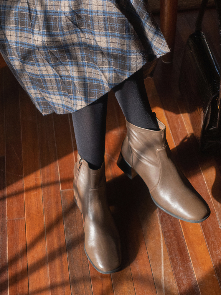 短靴 小个子女生冬天鞋子要怎么选?试试这些短靴,不露脚踝也很显高