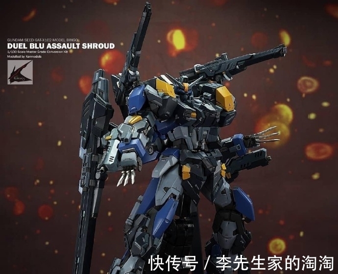 模型|变身金刚狼?苦无尸装决斗高达模型