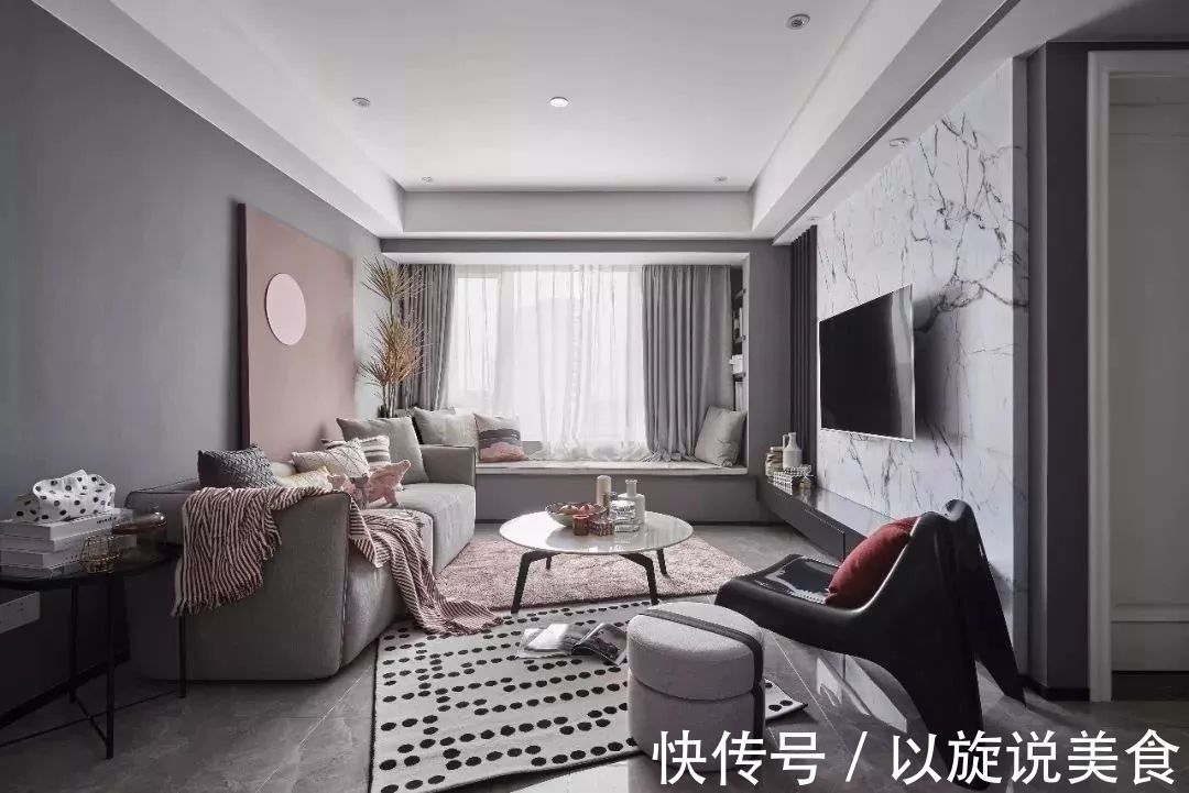 客厅|33款高级灰的客厅,简约空间的高级感