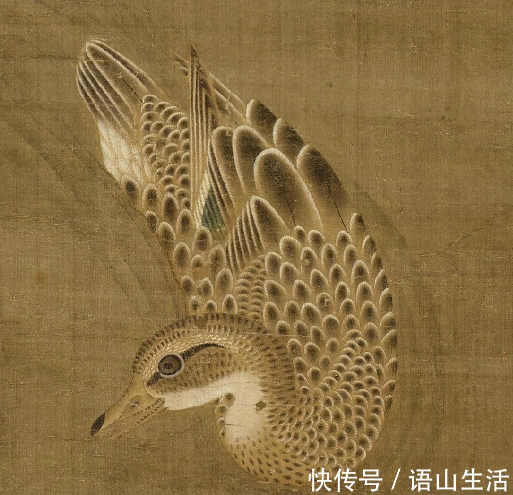 古画&600年前的国宝级绘画:牡丹和水鸭栩栩如生,像穿越过去的一样