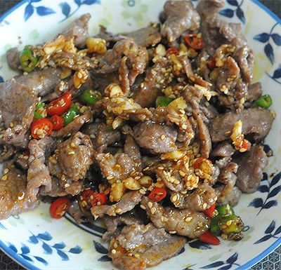 菜板|香菜拌牛肉