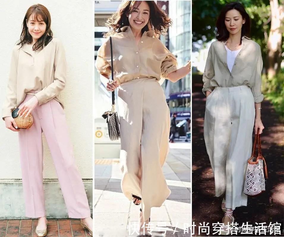 基础款|秋天如何把基础款衬衫穿出高级感?教你几个搭配技巧,知性有气质