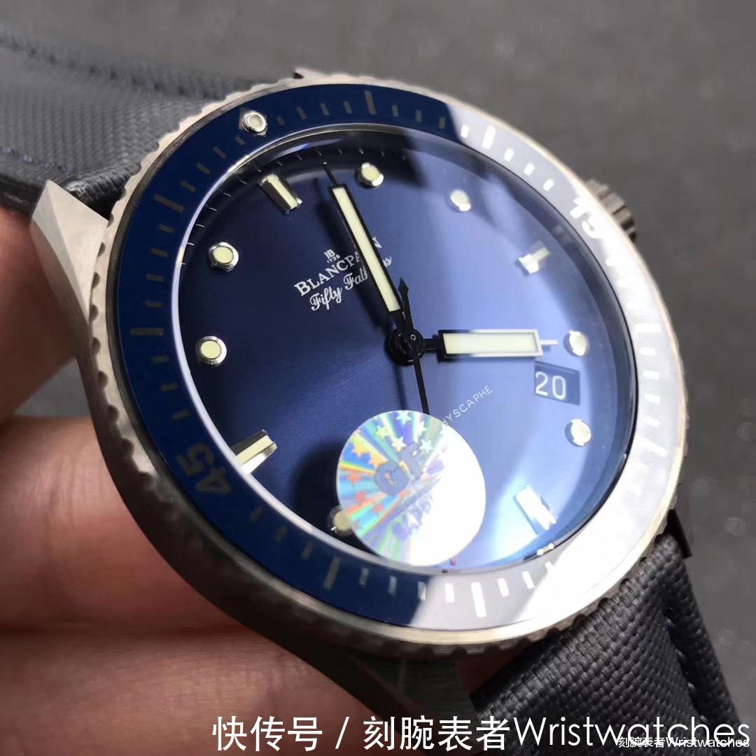 详解|GF厂宝珀五十噚蓝面「灰色陶瓷」做工详解，超越ZF五十噚？